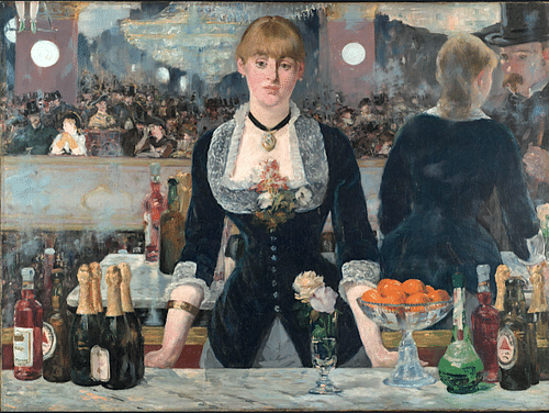 Bar at the Folies-Bergère by Manet