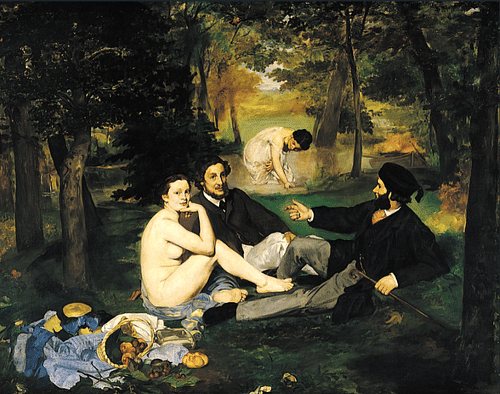 Lunch on the Grass by Manet