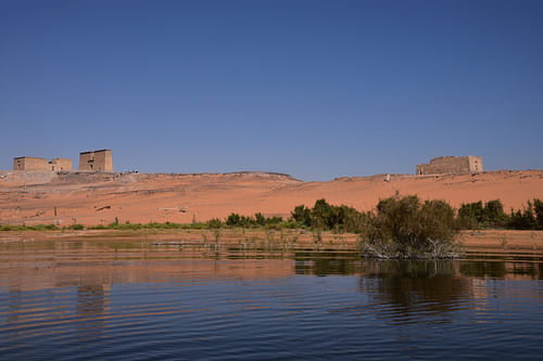 Sailing on Lake Nasser towards Abu Simbel