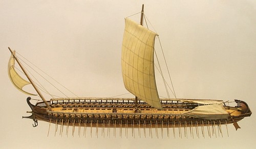 Greek Trireme [Illustration]