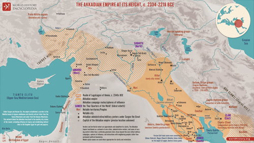 Sargon (Akad Kralı) 7 Mitolojiler.com Akad İmparatorluğu, yak. MÖ 2334 - 2218