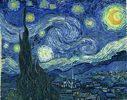 Noite estrelada de van Gogh
