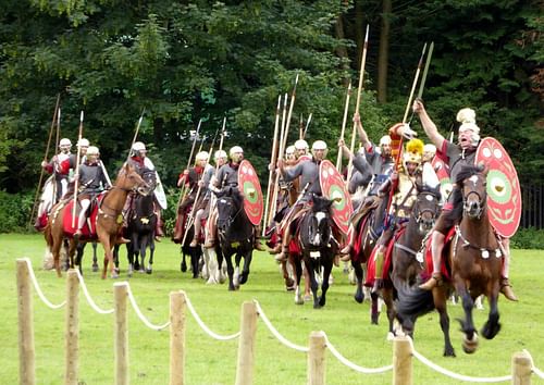 Roman Cavalry Turma Reenactors