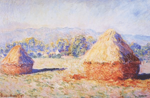 Haystacks in the Sun by Monet