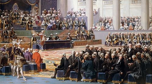 Opening Session of the General Assembly, 5 May 1789 (by Auguste Couder, Public Domain)