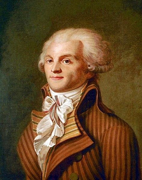 Maximilien Robespierre (by Unknown Artist, Public Domain)