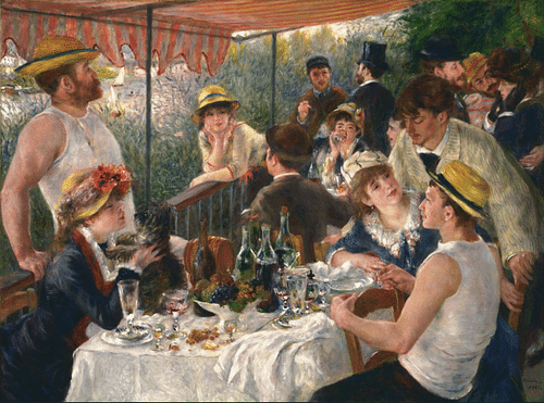 Luncheon of the Boating Party by Renoir