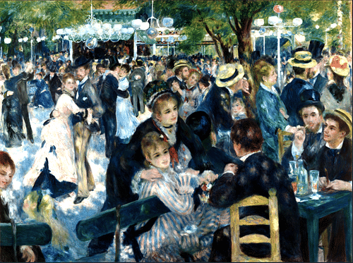 Dance at Le Moulin de la Galette by Renoir