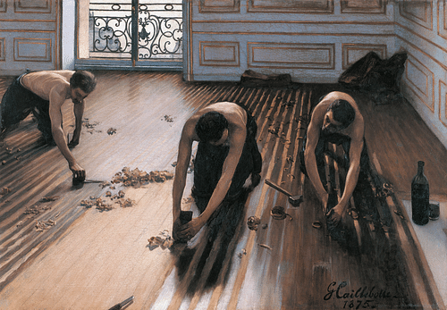 The Floor Planers by Caillebotte
