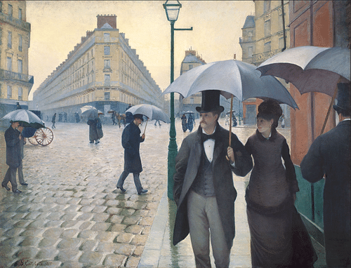 Paris Street, A Rainy Day by Caillebotte