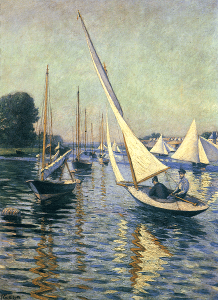 Regatta at Argenteuil by Caillebotte