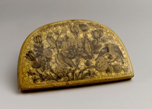 Mirror Case with Bird-and-flower Motif