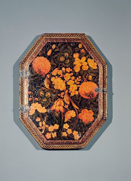 Mirror Case with Bird and Flower