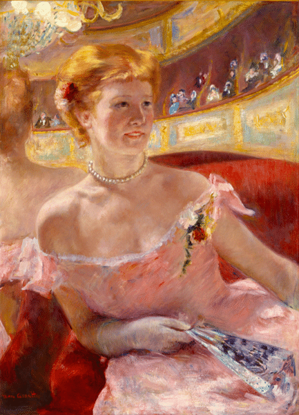 Woman with a Pearl Necklace by Cassatt