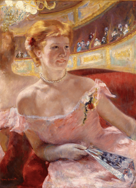 Woman with a Pearl Necklace by Cassatt