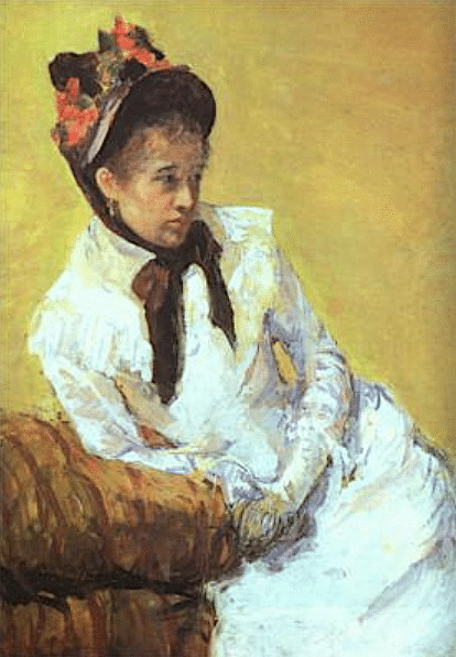 A Portrait of the Artist by Cassatt (by Metropolitan Museum of Art, New York, Public Domain)