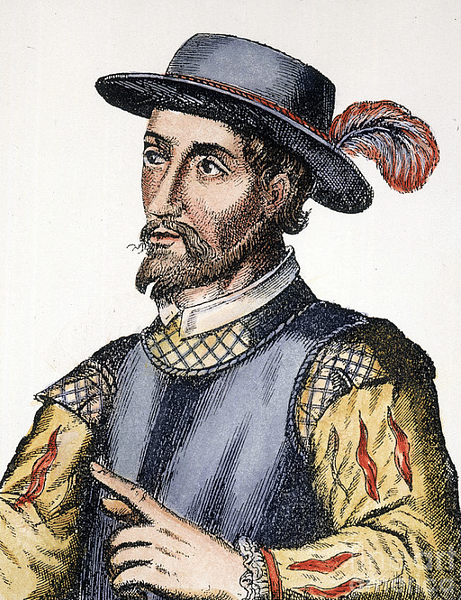 Juan Ponce de León (by Unknown Artist, Public Domain)