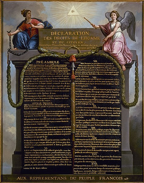 人权和公民权利宣言，1789