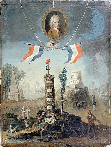 An Allegory of the Revolution (by Nicolas Henri Jeaurat de Bertry, Public Domain)