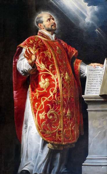 Saint Ignatius of Loyola (by Peter Paul Rubens, Public Domain)