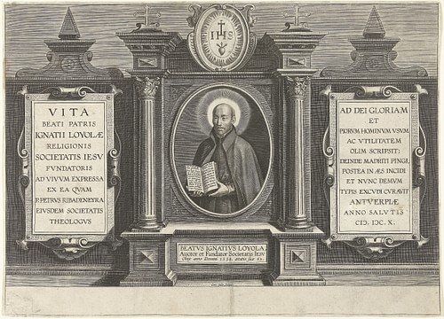 Title Page of the Life of Ignatius of Loyola