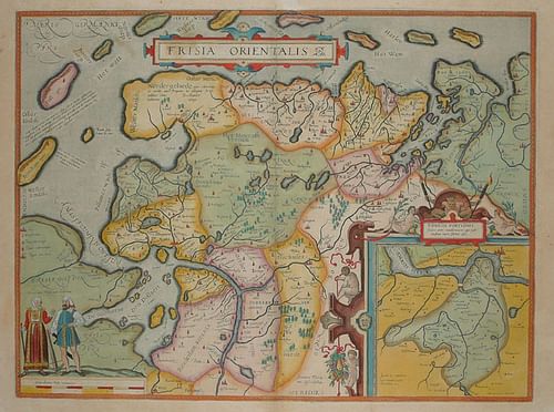 Map of East Frisia