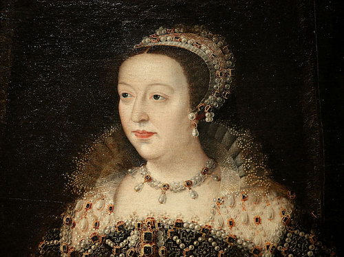 Portrait of Catherine de' Medici (by Germain Le Mannier, Public Domain) Portrait of Catherine de' Medici (by Germain Le Mannier, Public Domain)