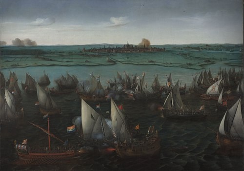 Battle between Dutch and Spanish Ships on the Haarlemmermeer, 26 May 1573