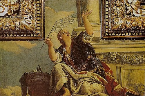 Arachne or Dialectics (by Paolo Veronese, Public Domain)