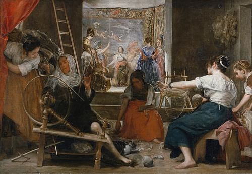 The Spinners or The Fable of Arachne By Velázquez