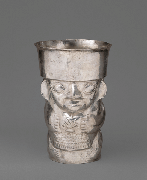 Chimu Silver Beaker