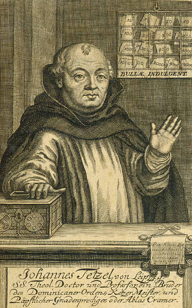 Johann Tetzel (by Unknown Artist, Public Domain)