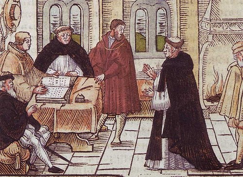 Meeting of Martin Luther and Cardinal Cajetan