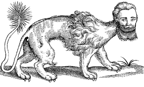 Woodcut from Edward Topsell's The Historie of Foure-footed Beastes (1607)