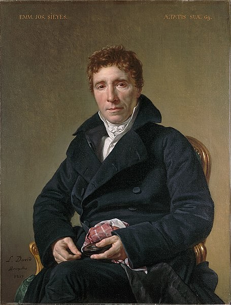 Emmanuel-Joseph Sieyès (by Jacques-Louis David, Public Domain)