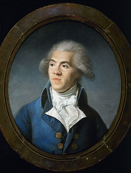 Presumed Portrait of Antoine Barnave (by Joseph Boze, Public Domain)