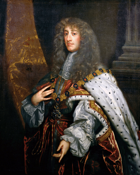 James II of England (by Peter Lely School, Public Domain)