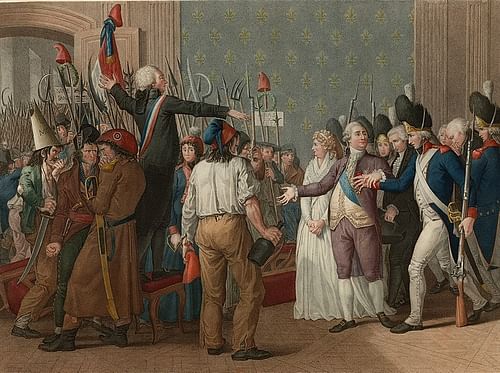 The Demonstration of 20 June 1792 (by  Jean-Baptiste Vérité, Public Domain)