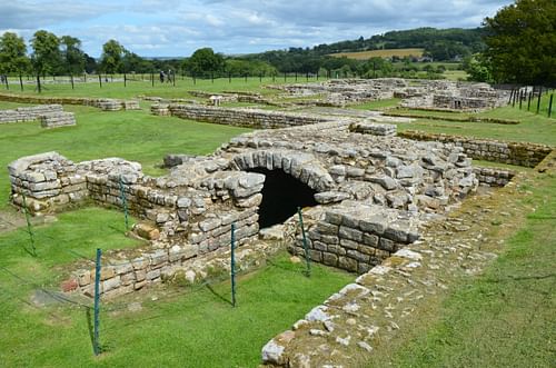 Chesters Roman Fort, Headquarters