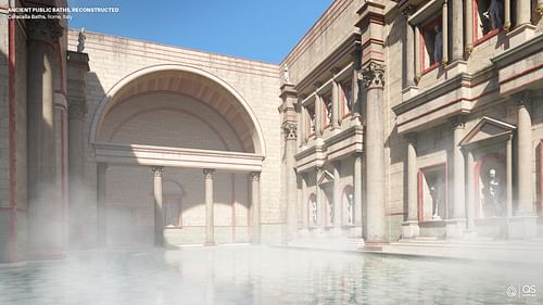 Caracalla Baths, Rome, Italy - Digital Reconstruction