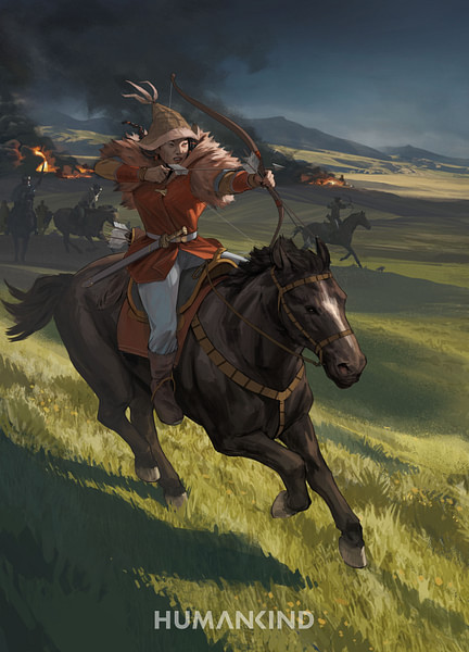 Hunnic Mounted Archer (by Amplitude Studios, Copyright)