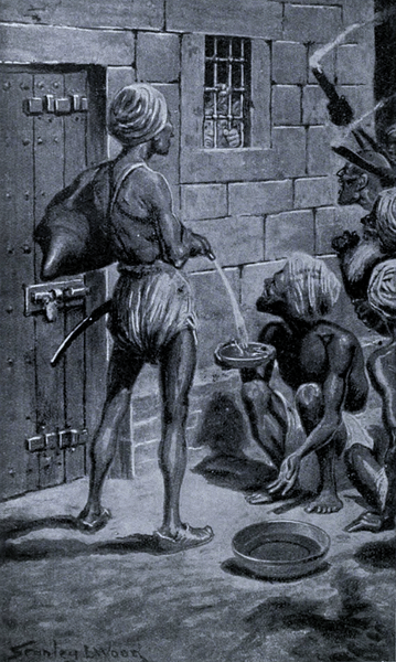Prison Guards Taunting the Black Hole of Calcutta Prisoners