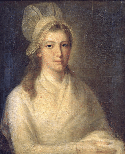 Hauer's Portrait of Charlotte Corday (by Jean-Jacques Hauer, Public Domain)