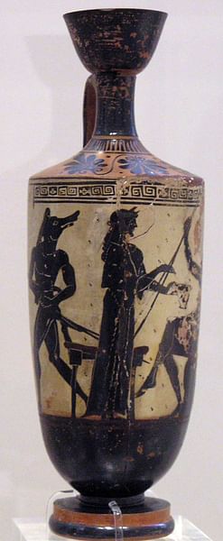 Circe On a 490–480 BCE Oil Jar, Athens-National Archaeological Museum