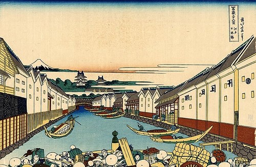 Nihonbashi Bridge in Edo