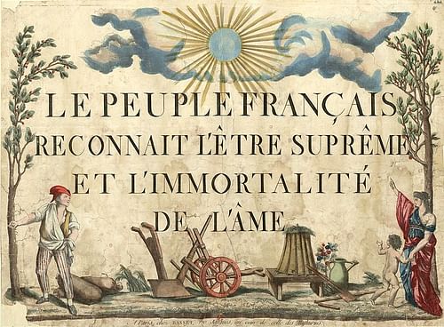 The People of France Recognize the Supreme Being and the Immortality of the Soul (by Bibliothèque nationale de France, Public Domain)