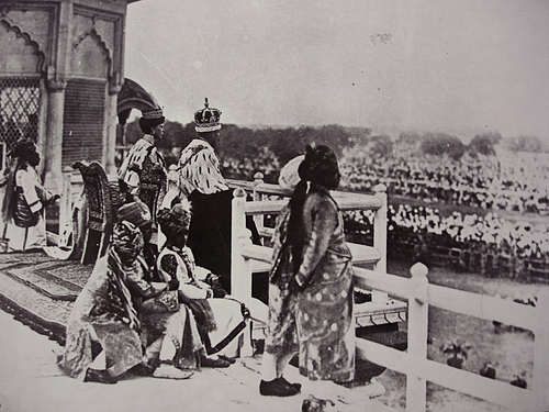George V & Queen Mary at the Delhi Durbar