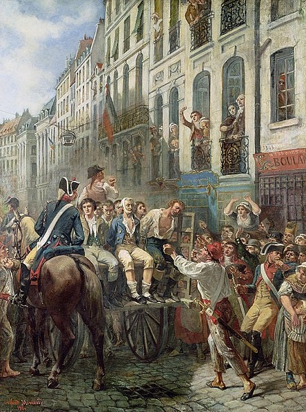 Montesquieu Kimdir 9 Mitolojiler.com Robespierre Taken to the Guillotine