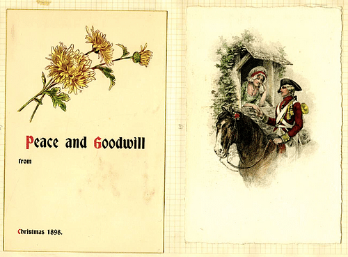 1898 Christmas Cards