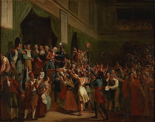 Boissy d'Anglas Saluting the Head of Deputy Féraud, 1 Prairal Year III (20 May 1795) (by Charles Fournier des Ormes, CC BY-SA)